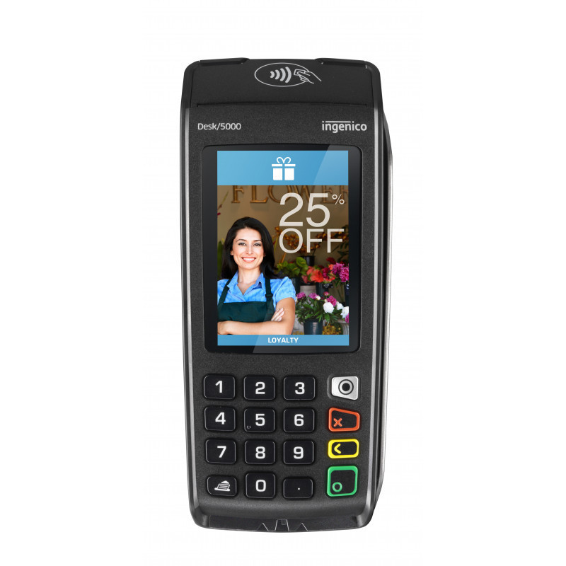 TPE FIXE INGENICO TETRA DESK 5000 3G / GPRS LS1 SANS CONTACT