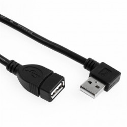 Rallonge Fixe /IPP USB A Coudé/USB A 3m