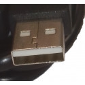 Câble Desk/Caisse 1,5m USB B Coudé/USB A